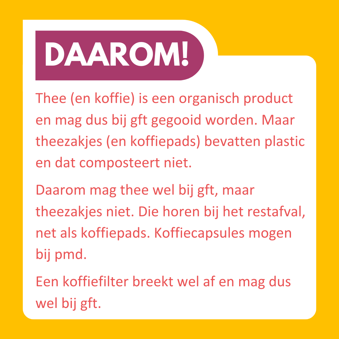 Thee vs theezakjes - daarom