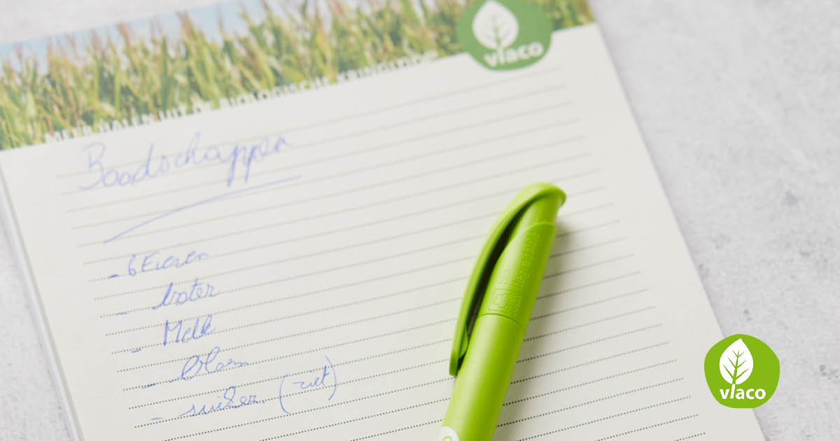 Boodshappenlijstje zorgt voor minder restjes